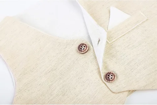 Vista 4 de Lilax Conjunto de traje de 4 piezas para bebé niño con esmoquin