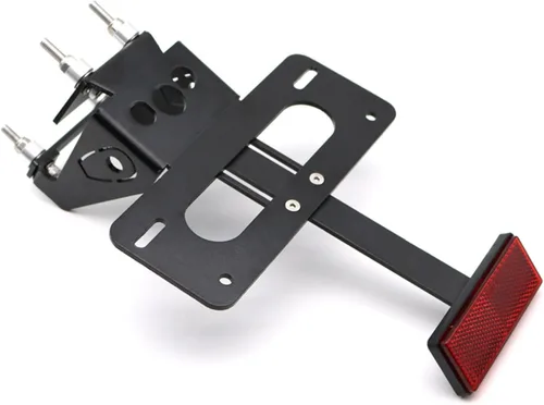 Vista 3 de Soporte de marco de matrícula para matrícula trasera compatible con Kawasaki Z900 2017 2018 2019 2020 2021 2022