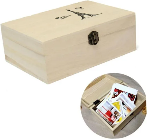 Vista 3 de LIFKOME Cajas de cartas Cajas de cartas Organización de escritorio Caja de almacenamiento de joyería Organización de escritorio Caja