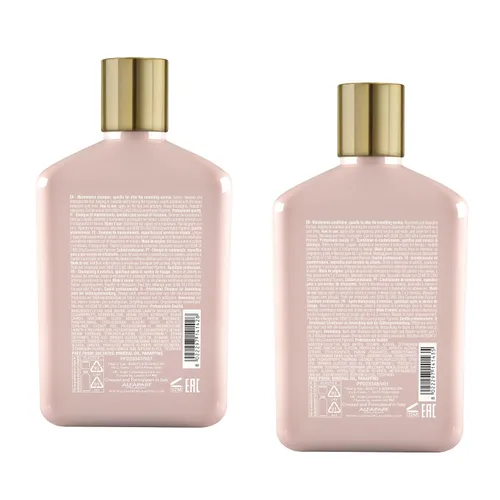 Vista 2 de Alfaparf Milano Lisse Design - Juego de champú y acondicionador de queratina, sin sulfatos, antiencrespamiento, mantiene y mejora el tratamiento