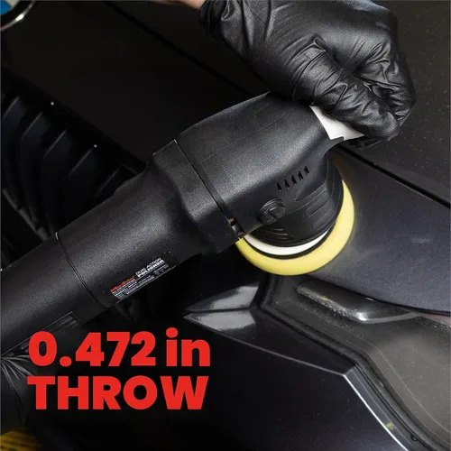 Vista 6 de Maxshine 21mm, 6" M21 Pro & 12mm, 3" M312 Pulidora de doble acción Combo - 6 velocidades, rosca de 5/16”-24 - Herramienta de detalle automotriz