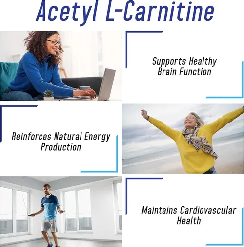 Vista 6 de We Like Vitamins Cápsulas de acetil L-carnitina de 1000 mg – 100 cápsulas vegetales fáciles de tragar – El suplemento de acetil l carnitina ayuda a