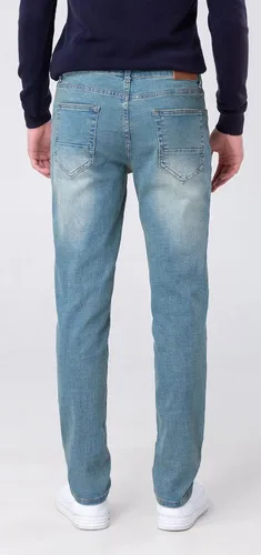 Vista 5 de Plaid&Plain Jeans ajustados para hombre