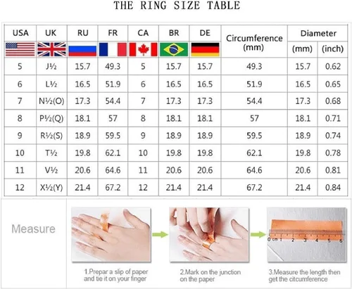 Vista 6 de Alianzas de compromiso de boda para mujer, anillo de aleación para hombre, regalo de cumpleaños de Navidad