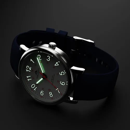 Vista 6 de Nurse Watch for Medical Doctor Professionals Student Easy Read Dial with Luminous 24 Hours Red Second Soft Silicone Band 30M Waterproof