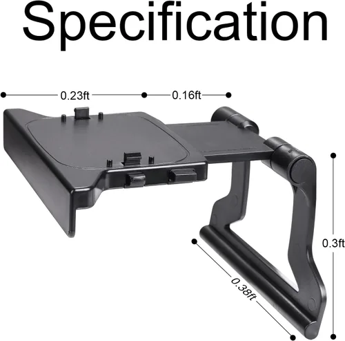 Vista 3 de TV Mount Clip Negro Kinect SensorSoporte ajustable