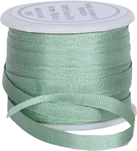 Vista 9 de Threadart Cinta de seda 100% pura - 3 tamaños - Docenas de colores - Castaño - 2 mm No. 524 Soft 100% pure silk ribbon on a single spool - perfect