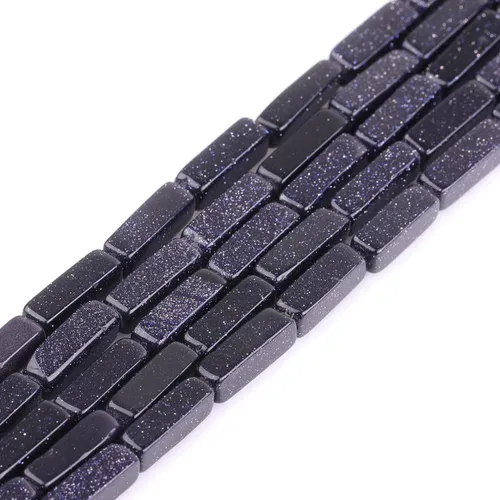 Vista 19 de GEM-Inside - Cubo cuadrado de piedra de larvikita negra natural de 0.157 x 0.512 in, columna cuboidea, cuentas de chakra para fabricación de joyas