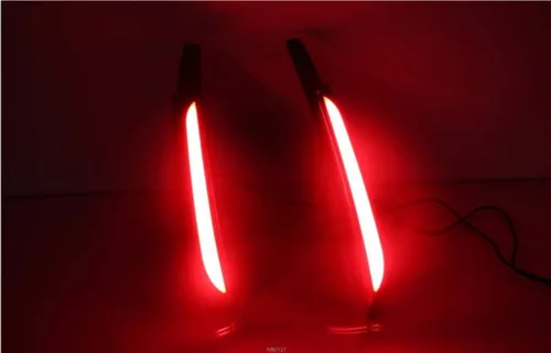 Vista 6 de Luz trasera del pilar del tronco del LED Freno de la columna de la lámpara LED Freno/Luz de conducción Reemplazo para Toyota Fortuner 2015-2017