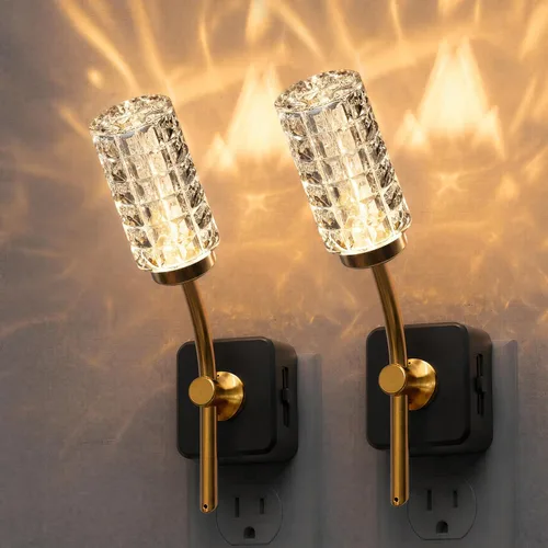 Vista 18 de L LOHAS LED Luz nocturna, luces nocturnas decorativas que se enchufan a la pared