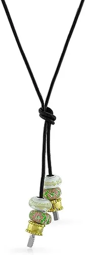 Vista 3 de Unisex Genuine Smooth Brown Black Leather Cord Necklace For Men Women Teen .925 Sterling Silver Clasp 14 16 18 20 24 Inch