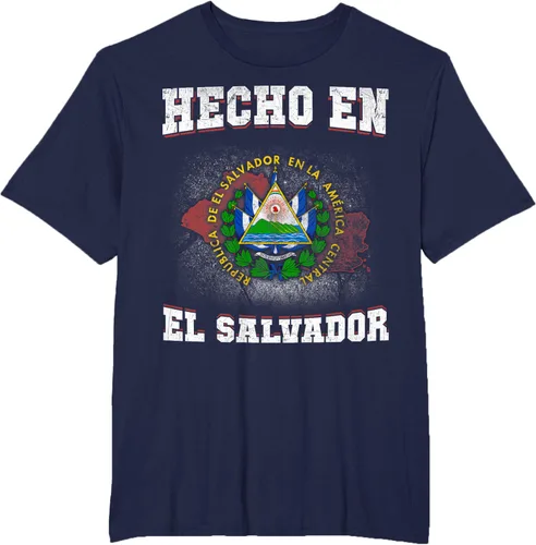 Vista 14 de Camisa de la bandera de El Salvador hecha en El Salvador