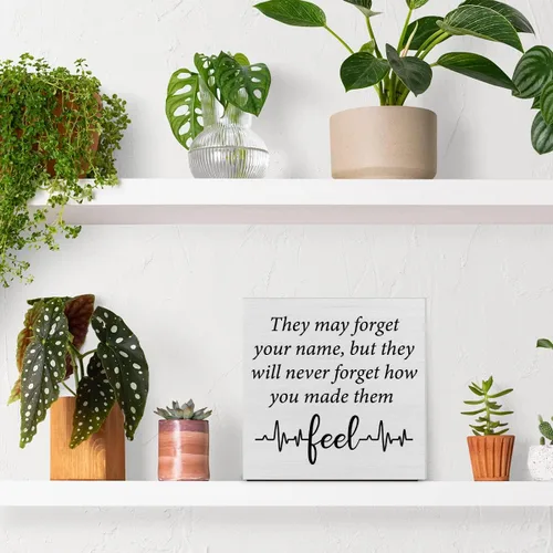Vista 5 de Inspiration - Cartel decorativo de madera con cita de enfermera