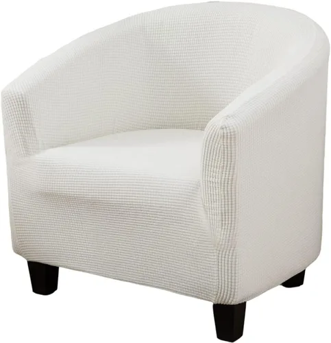 Vista 10 de NILUOH - Funda elástica para silla de club, cubierta elástica para silla de bañera, fundas para silla de barril, fundas para sillón, cubierta para 01