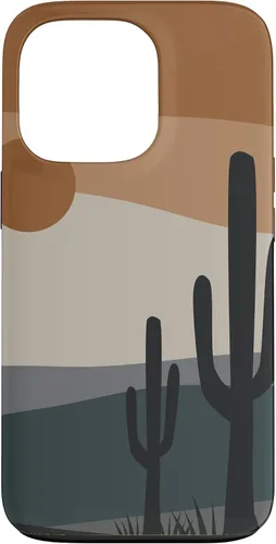 Vista 10 de Cute Desert Cactus Terracotta Southwestern Aesthetic Boho Case for iPhone 17