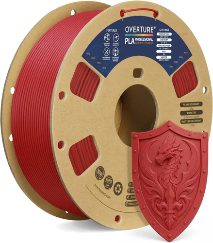 Vista 36 de Overture PLA Plus (PLA+) Filamento de 1/16 pulgadas, dureza mejorada con rollo PLA, con superficie de construcción 3D de 7.87 × 7.87 pulgadas, PLA