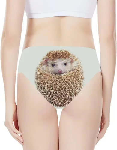 Vista 4 de Lencería traviesa sin costuras, pantalones de bikini atrevidos, ropa interior para mujer