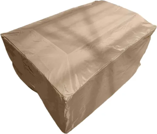 Vista 13 de Hiland HVD-PRPC-CVR - Cubierta para hoguera de propano convencional, impermeable, resistente, 30 x 30 x 25 pulgadas, color marrón claro, cuadrado
