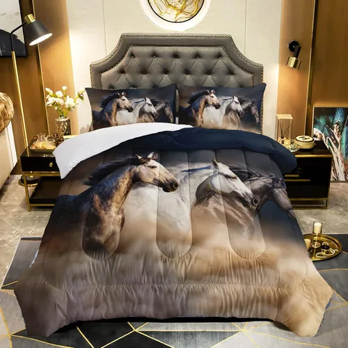 Vista 37 de QOOMO Edredón floral de gato tamaño Twin, juego de ropa de cama de gato rosa para niños, adolescentes y niñas, juego de ropa de cama de 3 piezas