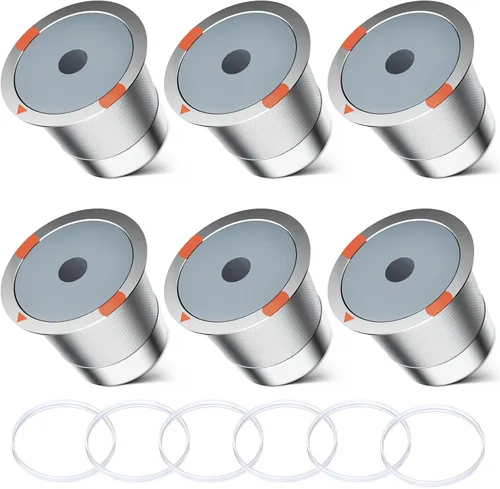 Vista 14 de Cápsulas de café reutilizables de acero inoxidable Keurig recargables - Filtro de café reutilizable de metal K Cup para Keurig 1.0 y 2.0 K-Classic