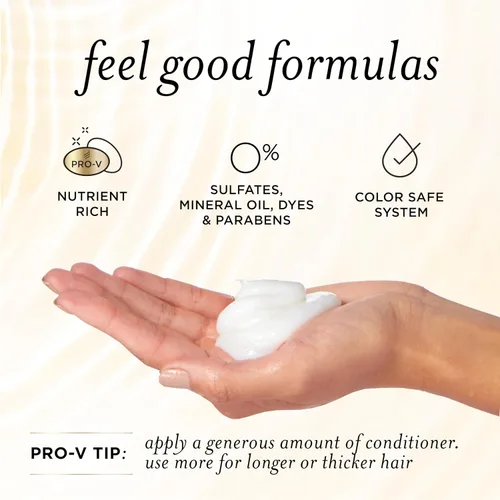Vista 6 de Pantene Nutrient Blends Miracle Moisture Boost - Champú y acondicionador de agua de rosas, paquete doble para cabello seco, sin sulfatos