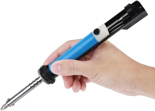Vista 7 de Fdit 30W 2 en 1 Función Soldador Eléctrico Succión Estaño Desoldar Herramienta de Soldadura Pluma de Hierro Herramienta de Reparación de Soldadura