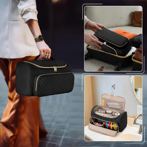 Vista 6 de Fasrom Funda de transporte de viaje compatible con el sistema Shark FlexStyle Air Styling & Drying HD430/HD435, bolsa de almacenamiento para secador