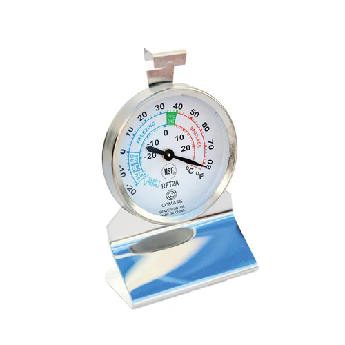 Vista 2 de Comark RFT2AK Termómetro para refrigerador/congelador de acero inoxidable, color gris