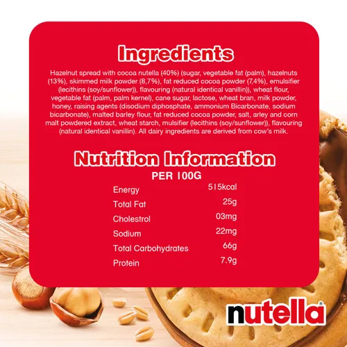 Vista 3 de Nutella Biscuits Bolsa resellable