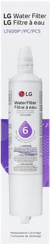 Vista 9 de LG 6 meses/300 galones de capacidad. Repuesto de filtro de agua para nevera (LT600P).