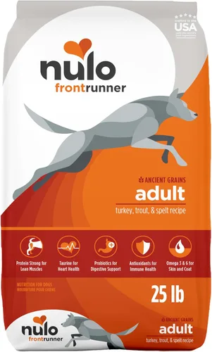 Vista 17 de Nulo Frontrunner Ancient Grains - Alimento para perros con alto contenido de proteínas, receta de carne de res, cebada y cordero, alimento seco