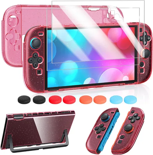 Vista 14 de FYOUNG Protective Case for Nintendo Switch 2 2025, Slim Hard Shell for Switch 2 Accessories, Scratch&Shock Protection Cover with Screen Protector, 8