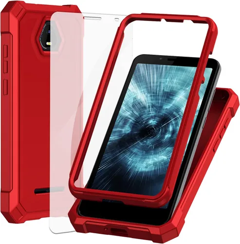 Vista 12 de Ailiber Funda para Schok Volt SV55, esquinas de protección de aire, protector de pantalla, color negro