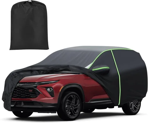 Vista 12 de Mixsuper Liner Funda para coche para BMW X3 2003-2026, 7 capas, funda impermeable para coche, accesorios para X3 con puerta con cremallera, tiras
