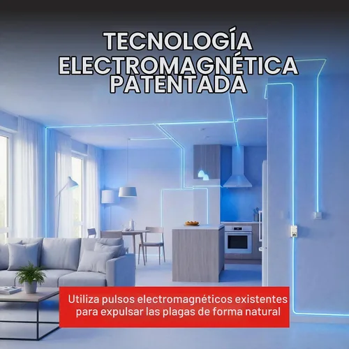 Vista 4 de RIDDEX Plus Repelente de Insectos Enchufe, Disuasivo para Ratones - Control de Plagas para la Defensa Contra Ratas, Ratones, Cucarachas, Bichos e