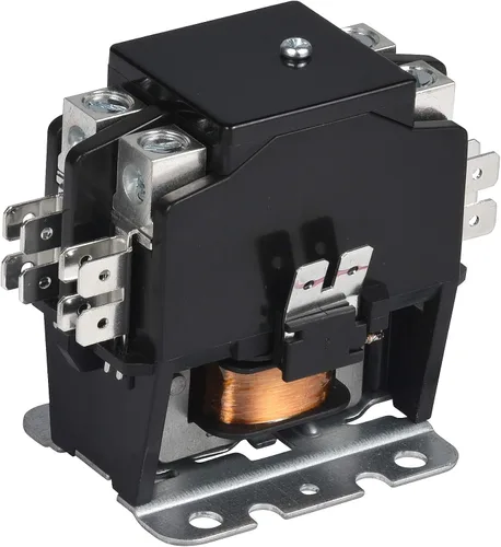 Vista 2 de SUNLEE 2 polos FLA 40 Amp Coil 24 VAC Aire acondicionado Condensador Compresor Contactor AC propósito definido Contactor Universal Fit UL reconocido