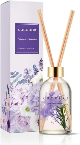 Vista 45 de COCODOR - Juego de difusor de varillas de junco, 3.4 onzas, difusor de aroma de brisa de abril con varillas, fragancia para el hogar, decoración