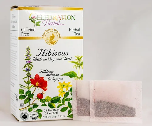 Vista 2 de CELEBRATION HERBALS Hibiscus Organic Twist 24 Bolsa, 0.02 libras