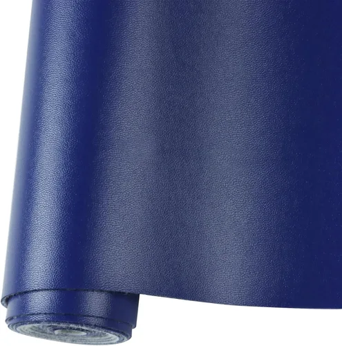 Vista 19 de Rollo de hojas de cuero sintético liso de color sólido 12"X53" (30cmX135cm), muy adecuadas para hacer manualidades, aretes de cuero, lazos, costura