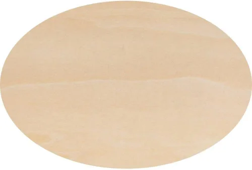 Vista 7 de GSXRB Rebanada ovalada de madera sin terminar (3 "x 6" x 0.1")