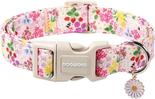 Vista 33 de DOGWONG Collar de Abeja Amarilla para Perros - Lindos Collares de Perros Ajustables de Diseño Primaveral Collar Amarillo para Cachorros para Perros