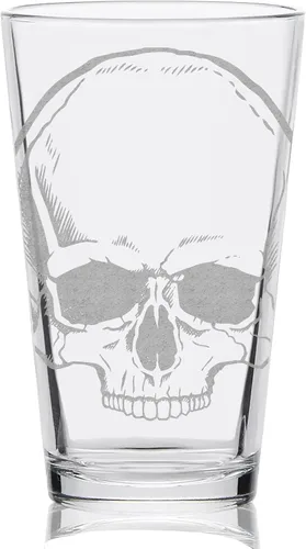 Vista 11 de Dracula's Castle - Vaso de cerveza grabado, 16 onzas, regalo de vaso de cerveza de vampiro