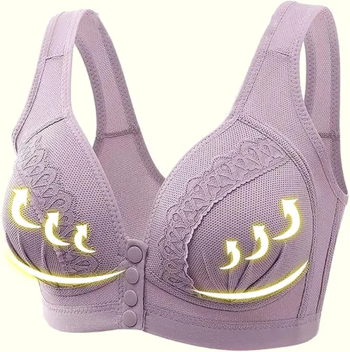 Vista 50 de Brasier sin aros para mujer, brasier sin aros, cómodo brasier sin varillas, ropa interior diaria