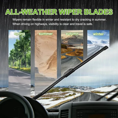 Vista 6 de PARRATI® - Limpiaparabrisas de repuesto de alto rendimiento con escobillas para parte trasera, para Jeep Wrangler 2007-2017 y Wrangler JK 2018