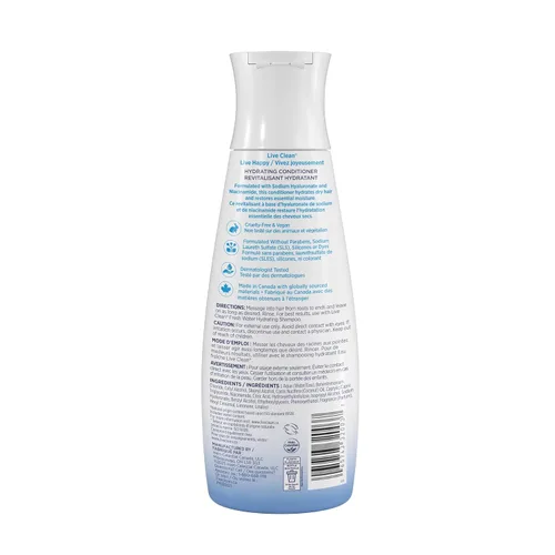 Vista 2 de Live Clean Acondicionador, agua fresca hidratante, 12 onzas