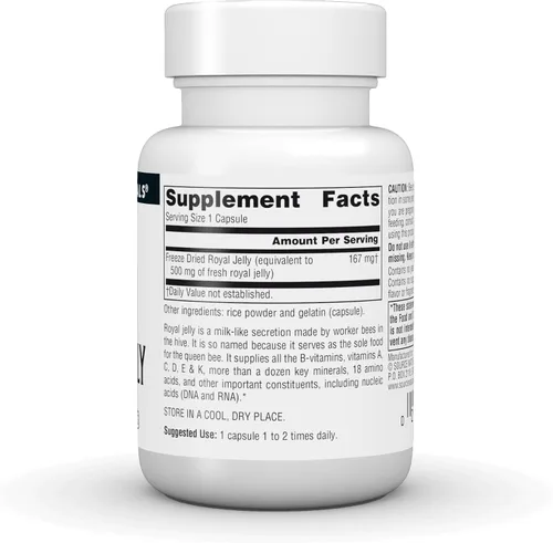 Vista 3 de Source Naturals Jalea Real - 500mg - 30 Cápsulas
