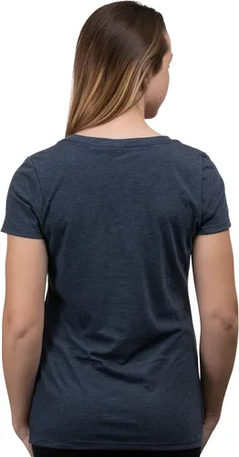 Vista 4 de Camisetas divertidas para mujer, con frase sarcástica y con cuello en V