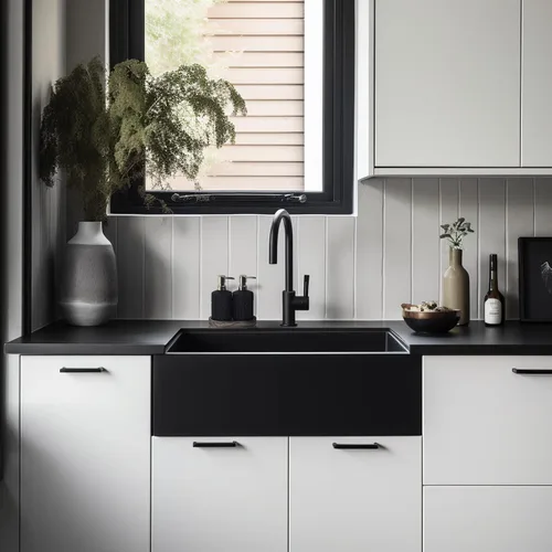 Vista 6 de EMPO Dispensador de jabón de vidrio transparente con bomba de plástico ABS, dispensadores de loción de cristal para fregadero de cocina, baño Negro