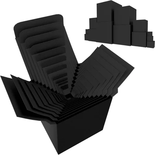 Vista 7 de Jsuslife Caja de regalo para bromas, set de 13 cajas sorpresa anidadas y apilables para bromas, ideal para cumpleaños, bodas, aniversarios