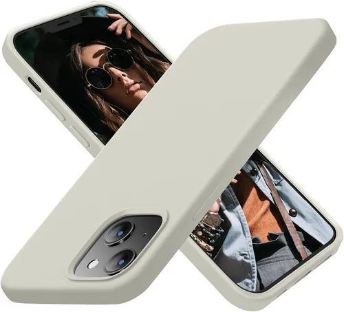 Vista 26 de Cordking Funda diseñada para iPhone 13, diseñada para iPhone 14, funda ultradelgada de silicona, funda protectora a prueba de golpes